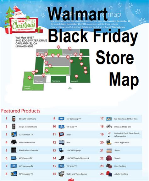 Key principles of MAP Black Friday Map For Walmart